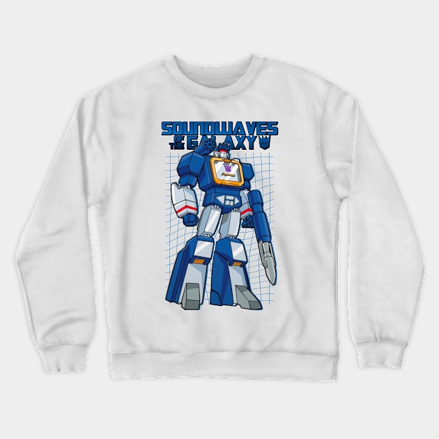Transformers Soundwave Galaxy Crewneck Sweatshirt by Diamond Creative
